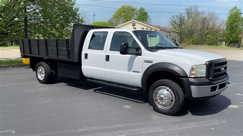 2006 Ford F450 Dump Truck Dump Bed Crew Cab Bullet Proofed Youtube