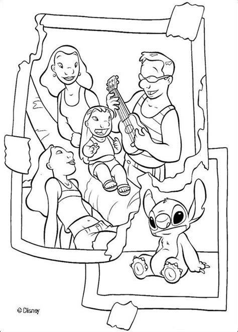 You can use our amazing online tool to color and edit the following disney channel coloring pages printable. Lilo and Stitch coloring pages - Lilo, her family and Stitch