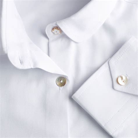 White Peter Pan Collar Shirt Ladies Country Clothing Cordings
