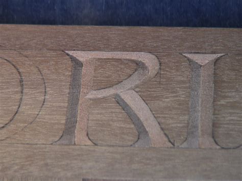 New Letter Carving Video Mary May Woodcarver