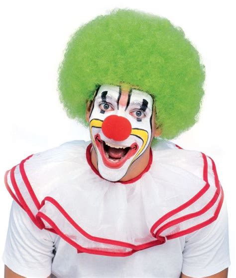 Deluxe Clown Afro Wig Green Clowns Wigs The Costume Shoppe