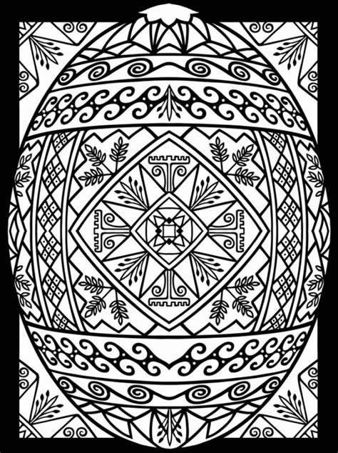 Get This Adults Printable Easter Egg Coloring Pages 77582