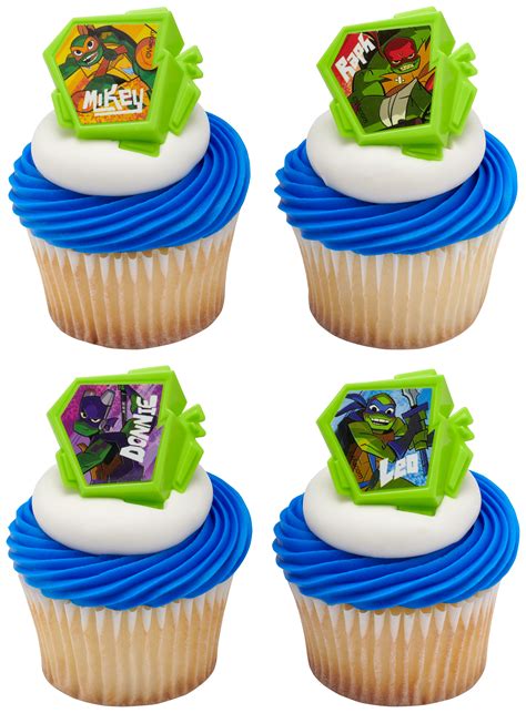 Teenage Mutant Ninja Turtles Power Up Cupcake Rings Decopac