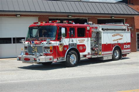 Firepix1075 Baltimore County Md Volunteer Fire Apparatus Violetville Volunteer Fire Co