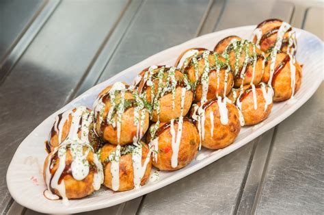 Takoyaki Japanese Fried Wheat Flour Snack [1600x1063] Foodporn