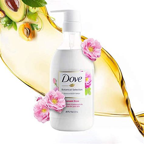 Dove Body Wash Botanical Selection Damask Rose Pump 500 G Jajp Official