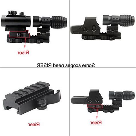 Magnifying Scope 3x30mm Focus Adjustable With Flip