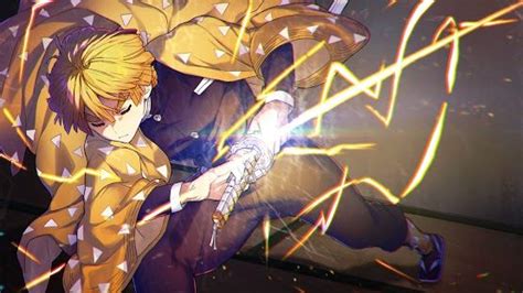 Zenitsu Agatsuma Hd Wallpaper Anime Images Slayer Anime Demon