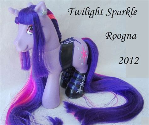 Gothic Goth Custom My Little Pony Twilight Sparkle G4 By Roogna 200