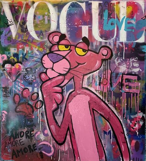 Pink Panther Canvas Wall Art Print Canvas Poster Etsy In 2021