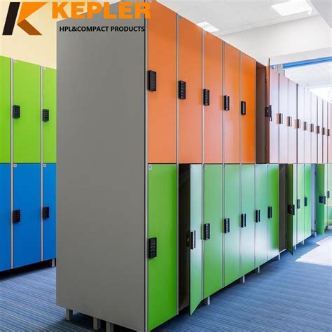 Kepler Colorful Storage Lockers Professional Used Gym Compact Laminate