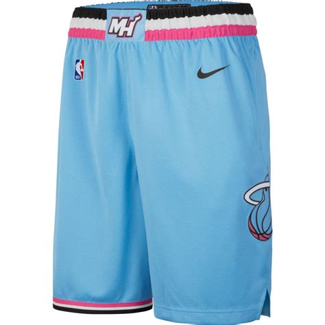 Rib welt pockets at side rib welt pockets at back just don embroidered. Short NBA Miami Heat Nike City Edition swingman ...