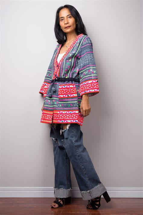 hill-tribe-jacket-bohemian-chic-cardigan-jacket-vintage-hmong