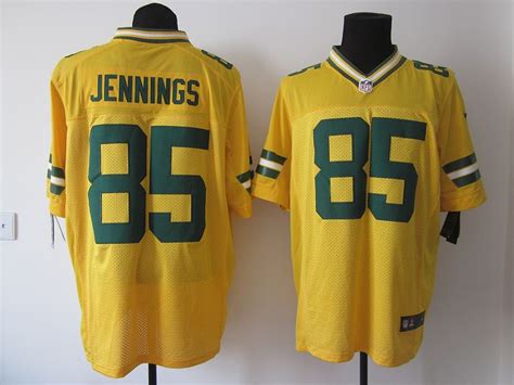 Mens Nike Nfl Green Bay Packers 85 Greg Jennings Yellow Elite Jersey