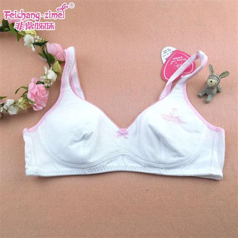 2015 Fashion Sister Cotton Training Bras For 9 To 12 Year Old Pubescent