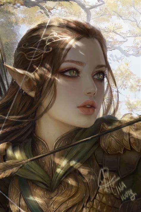 Ij Fantasy Girl Elves Fantasy Fantasy Art Women