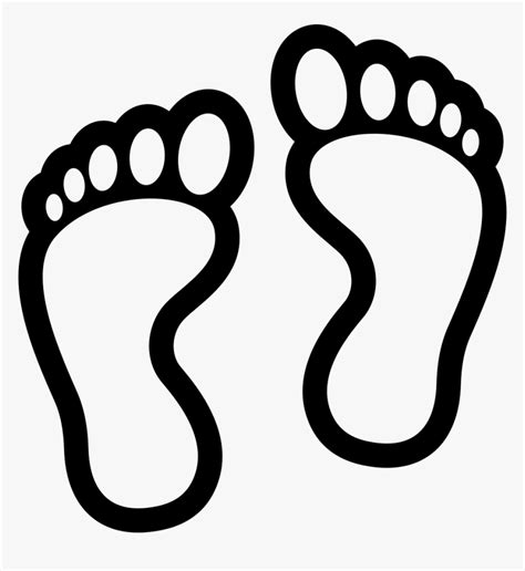 Two Black Feet Right And Left Foot Royalty Free Svg Cliparts Clip Art Library