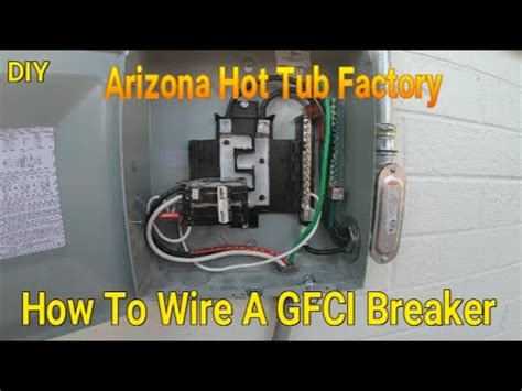 Make a note describing how the wires are connected to the switch. How To Wire A 50 Amp GFCI Breaker In A Sub Panel...(Part 2 Of 4) DIY Spa Wiring Made Easy.