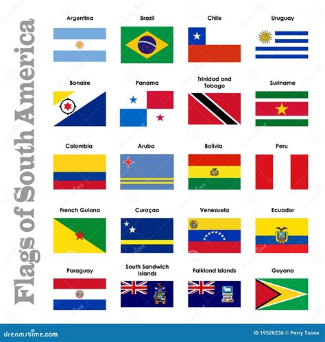 Flags Of South America