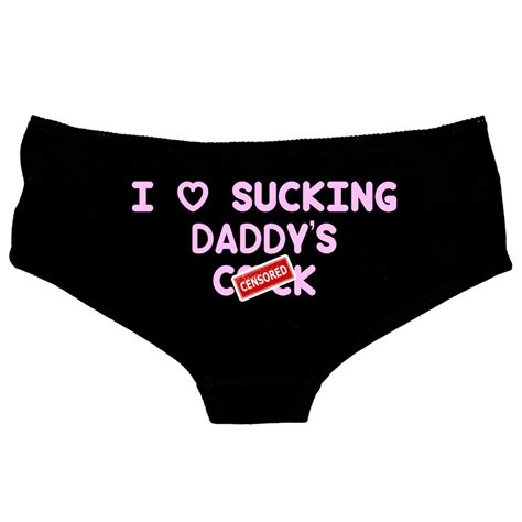 I Love Sucking Daddys Cock Camilsole Set Knickers Vest Cami Etsy