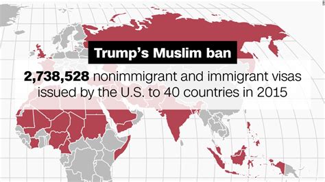 Donald Trumps Muslim Bans Implications In 5 Maps