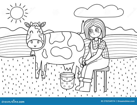 Farm Milking Machine Icon Vector Outline Illustration Cartoondealer Com