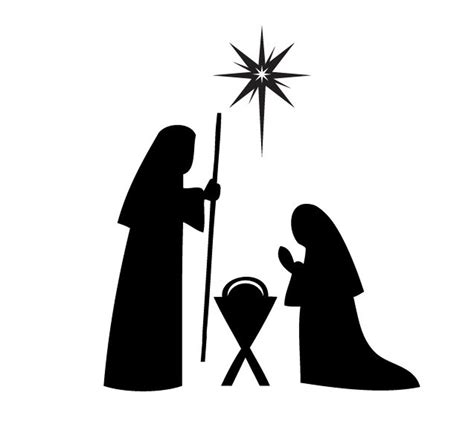 Christmas nativity decal DB361 | Etsy | Christmas nativity, Christmas decals, Nativity silhouette