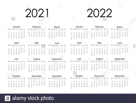 2021 2022 Calendar With Weeks Calendar Printables Free Blank