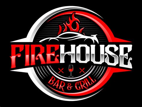 Firehouse Bar And Grill Logo Design 48hourslogo