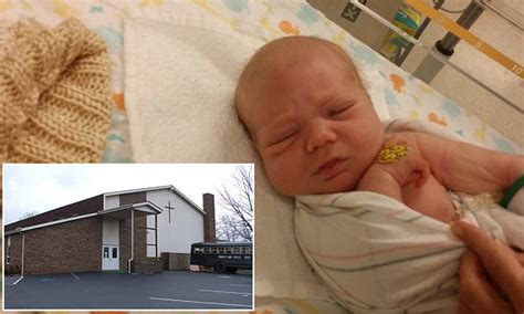 Newborn Baby Boy Found Abandoned Outside Indiana Church Daily Mail Online