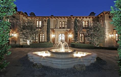 435 Million Mediterranean Mansion In Beverly Hills Ca Homes Of The