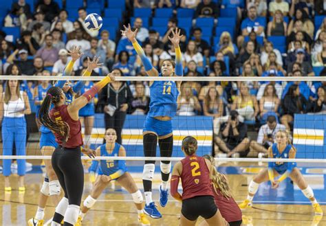 In 5 Set Showdown UCLA Womens Volleyball Falls To USC Daily Bruin