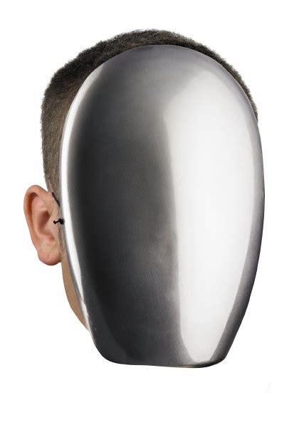 Mask No Face Chrome Champion Party Supply