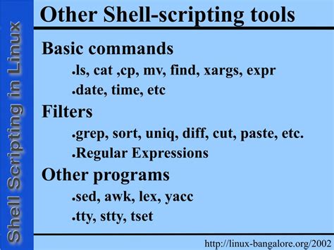 There are many instance, where you need single quote in strings. PPT - Shell Scripting in Linux PowerPoint Presentation ...