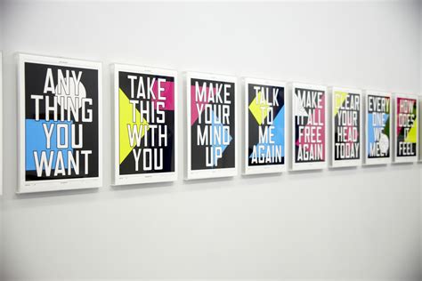 Clear Your Head Every Day Exhibition Anthony Burrill Creative Review
