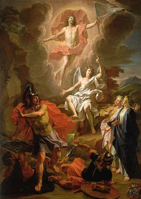 What eyewitness testimony exists that christ arose? File:Noël Coypel - Resurrection of Christ (large version ...