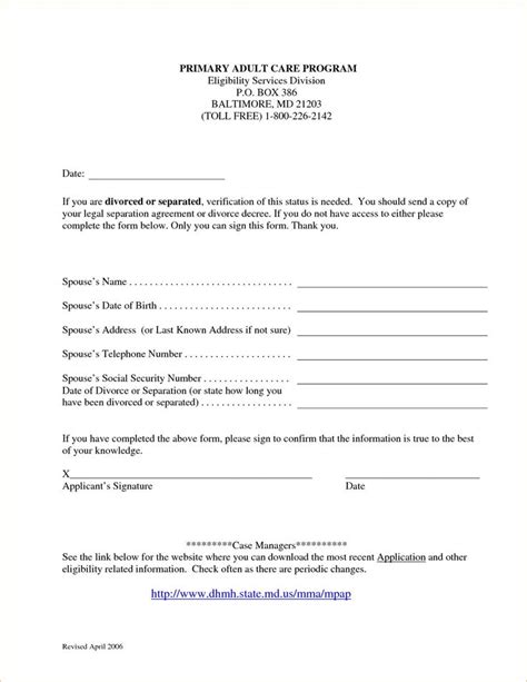 Working together minimizes the costs associated with drafting a legal separation agreement. Maryland Separation Agreement Template Free Templates in 2020 | Separation agreement, Separation ...