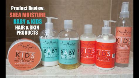 They are all natural and amazing. Product Review || Shea Moisture - Baby & Kids - Hair ...