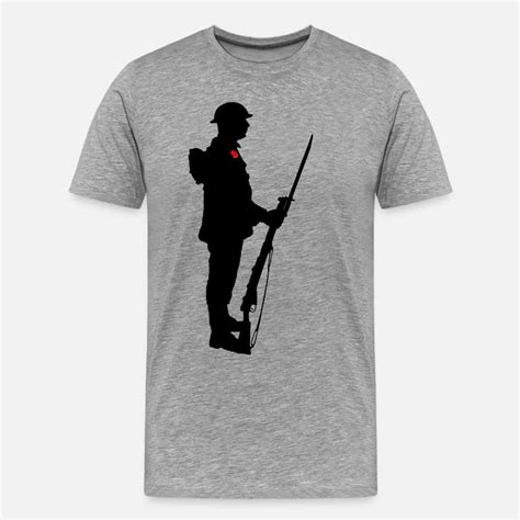 Remembrance Day Soldier Ww1 Mens Premium T Shirt Spreadshirt