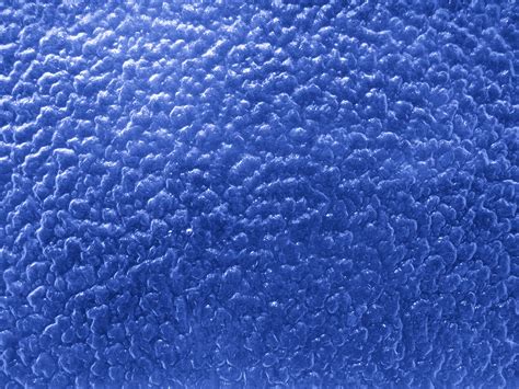 Blue Textured Glass With Bumpy Surface Picture Free Photograph
