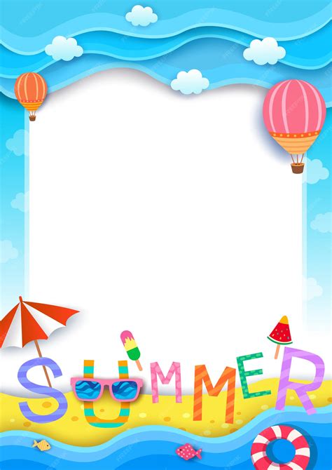 Premium Vector Summer Background