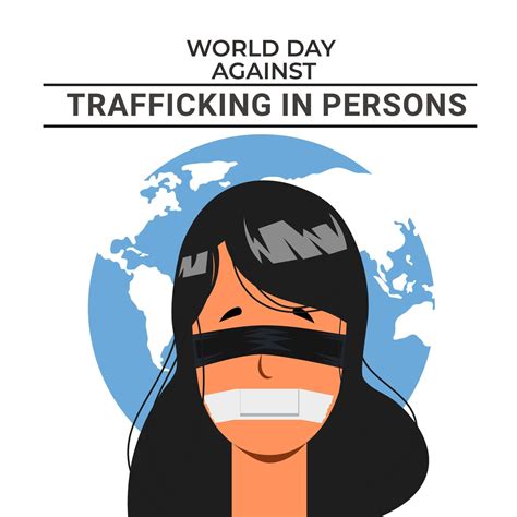 world day against trafficking in persons illustration 9652705 vector art at vecteezy
