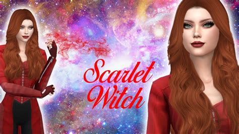 Scarlet Witch 🔮 Create A Sim The Sims 4 Wanda Maximoff Youtube