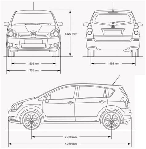 Toyota Corolla Verso E120 Dane Techniczne AutoCentrum Pl