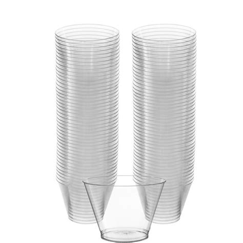 Amscan Big Party Pack Clear Plastic Cups 88ct