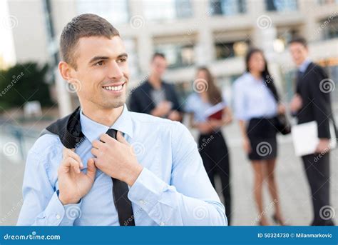 Young Happy Businessman Stock Photo Image Of Professional 50324730