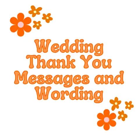 Wedding Thank You Messages And Wording Wishes Advisor