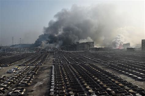 Watch Tianjin Explosion In China As Viewed From Space Huffpost Uk
