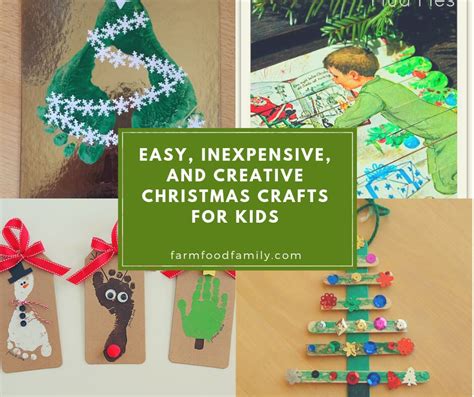 15 Easy Inexpensive And Creative Christmas Crafts For Kids For 2023