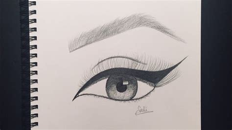 How To Draw A Easy Eye Youtube Easy Heart Drawings Easy Eye